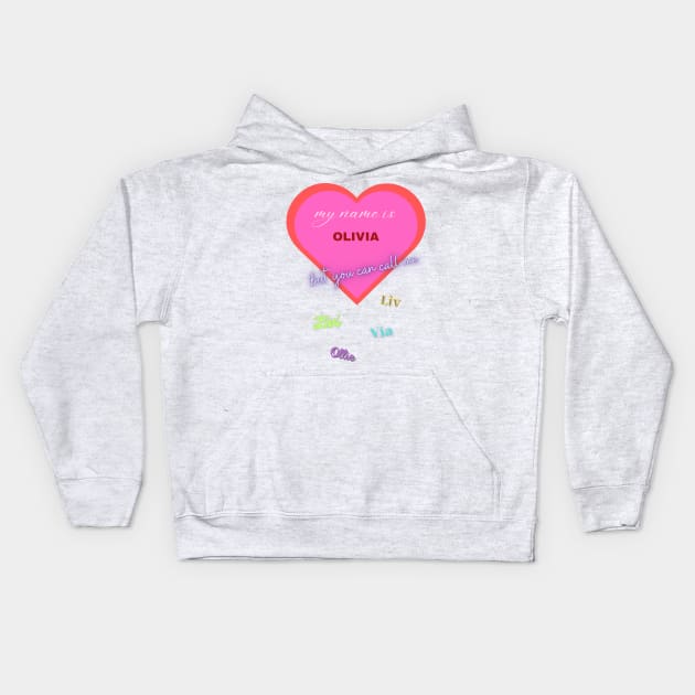 Olivia Kids Hoodie by baseCompass